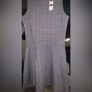 NWT GAP dark blue Geometric Dress